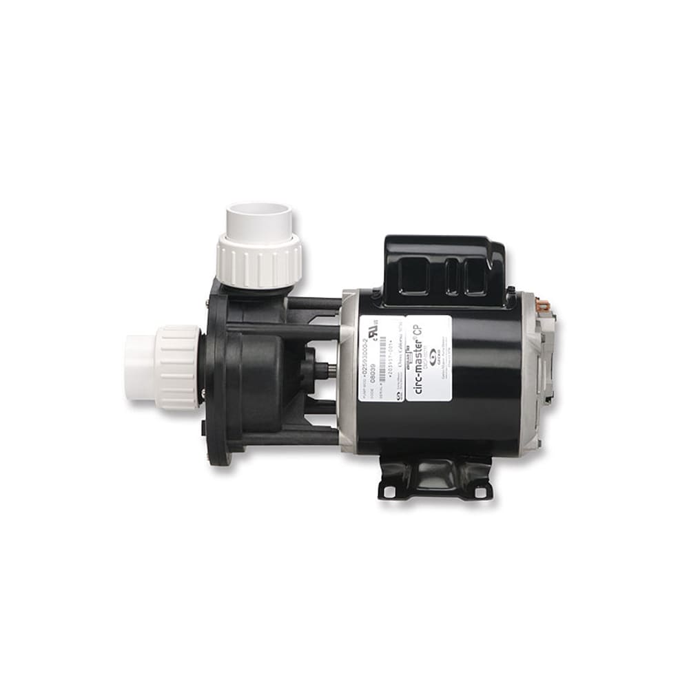 GECKO 1/8 HP CIRC-MASTER CMHP SERIES PUMP - SINGLE SPEED 230V CENTER DISCHARGE 1 ½  PLUMBING (1/15 OP HP) - product image