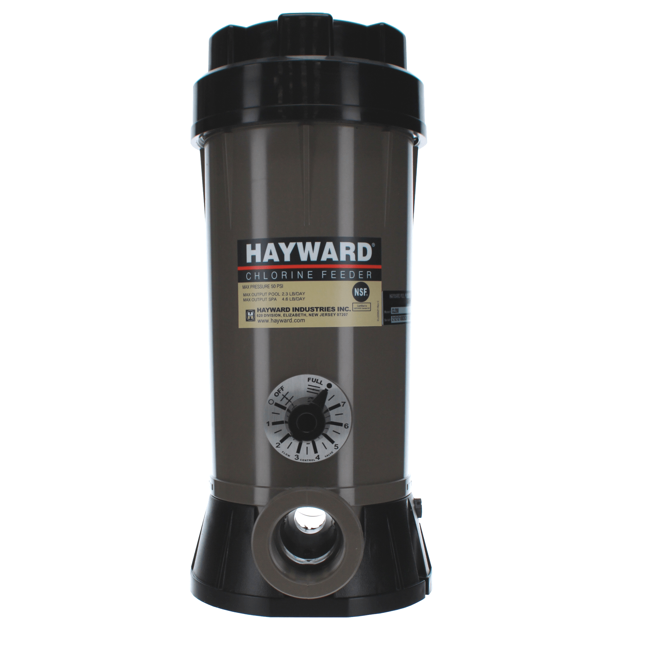 Hayward Automatic Chemical Feeder, In-Line, 1.5" FIP, 9 Lbs Capacity image 2