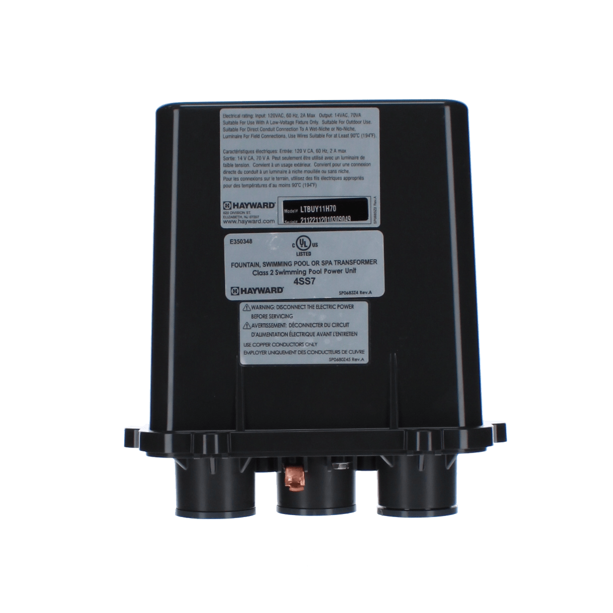 Hayward 70W Lj Jbox Xfmr Hayward 1Ucl image 4