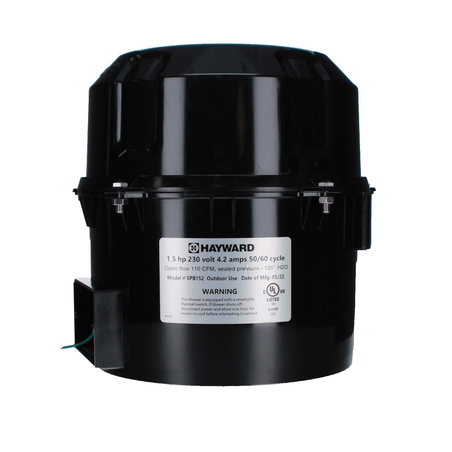 Hayward Spa Blower, 1.5HP 230V  