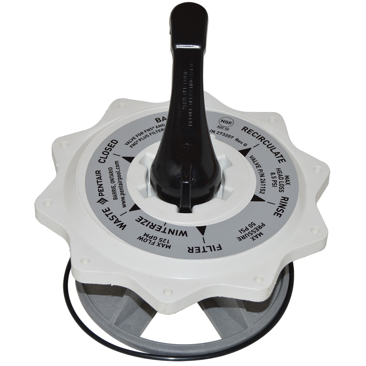 Pentair HiFlow Valve Top Assembly 2in  