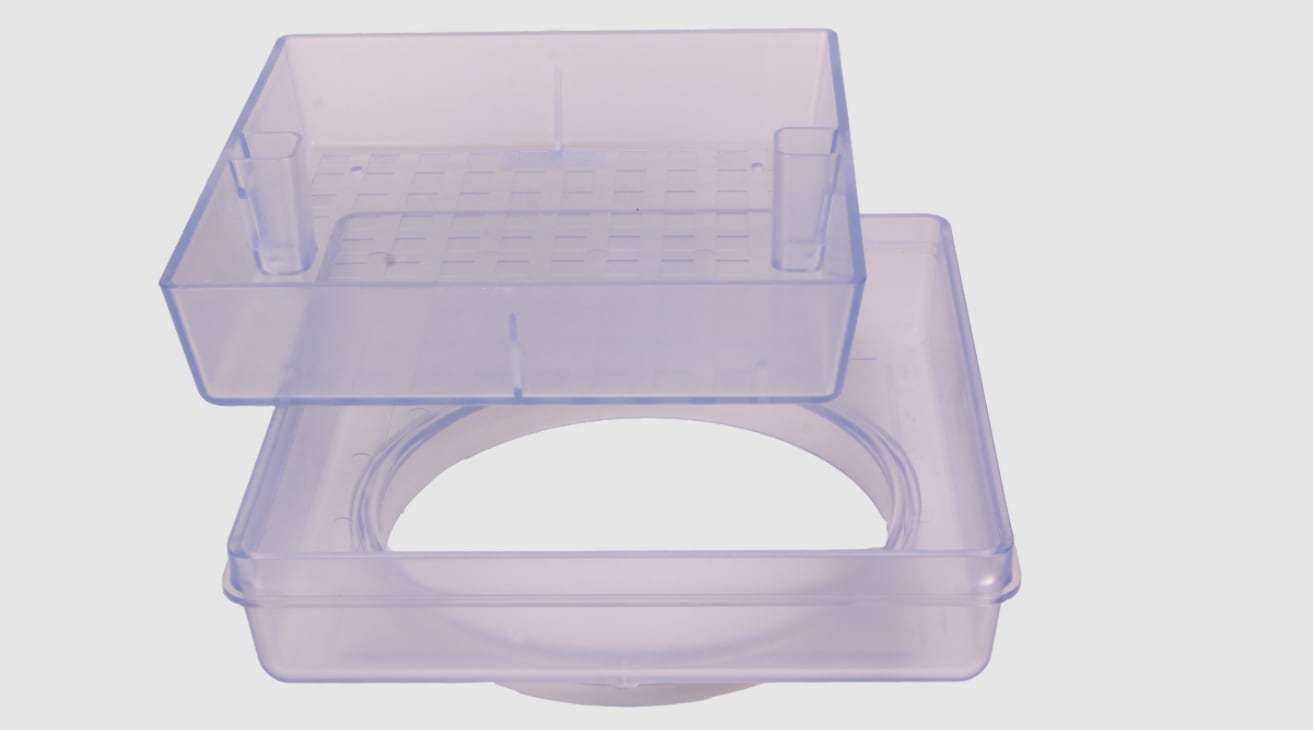 Pouralid 11in Square Swimming Pool Skimmer Cover, Clear  SQ201-PAL-CLEAR