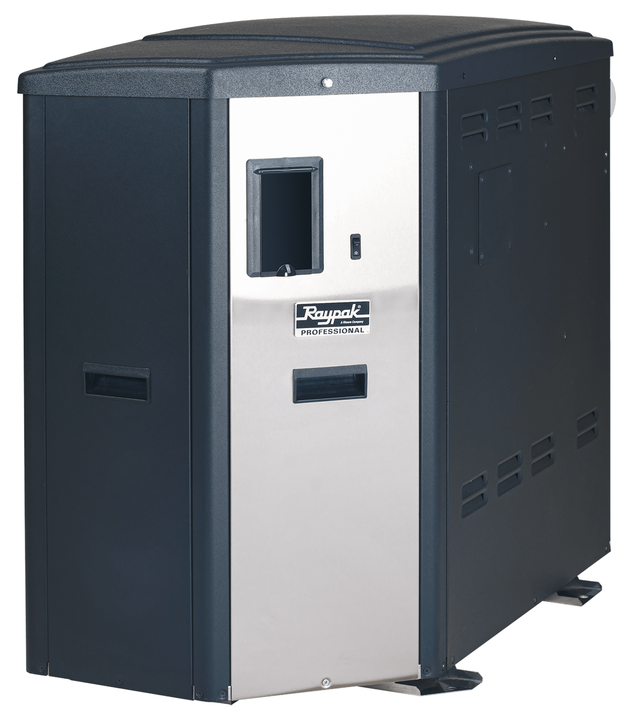 Raypak X94 Professional Series ASME Natural Gas Heater, 399K BTU, 120 VAC, Single Phase, Stainless Steel Heat Exchanger  