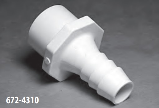 Barb Adapter, 1" Spigot / ¾" S x ¾" RB - product image