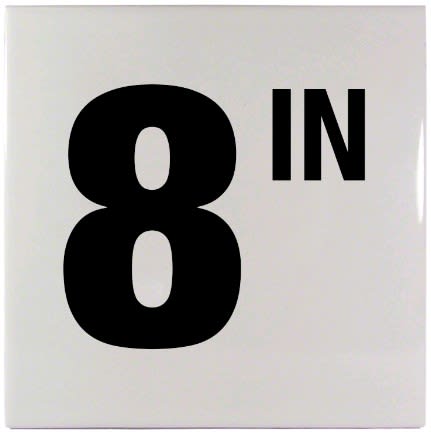 4IN Smooth Ceramic for In-Pool Wall Use 6x6, Inlays