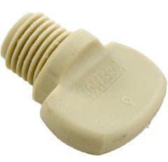 Pentair WhisperFlo/SuperFlo Drain Plug, Almond  