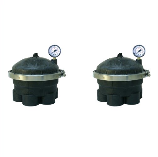 Paramount In-Floor Water Valves 9 Port Water Valve 2in - Black   