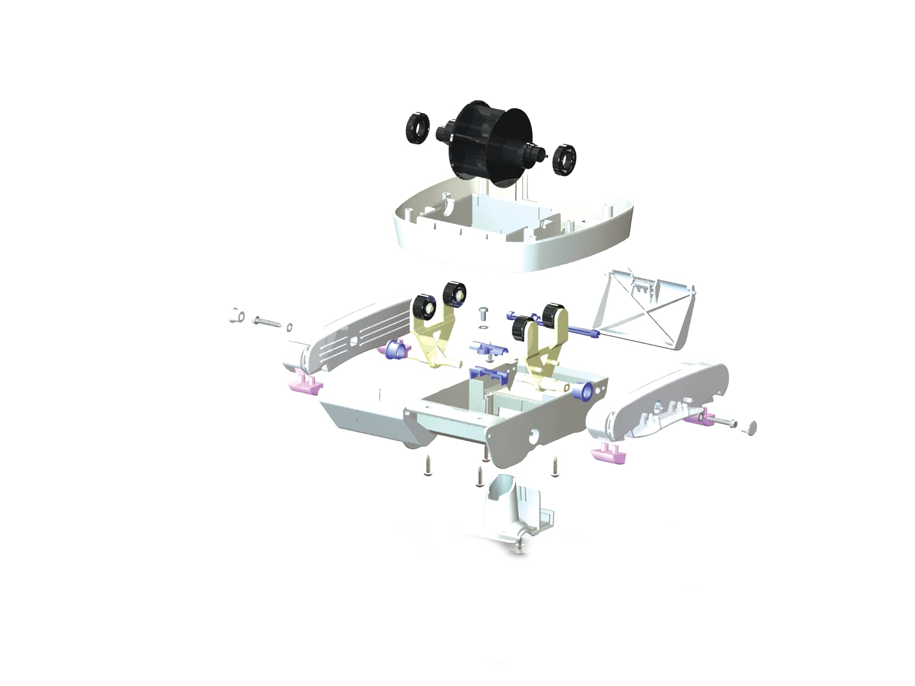 Starztruck Pod Kit (White): Left & Right Pods, 2 Plugs, 2 Washers, 2 Screws (Replaces Axv417Whp) - product image