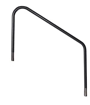 GPP CLASSIC 2 BEND STAIR RAIL POLISHED 4' .049   GPP-RL-C49-2BNDSR-SS - product image