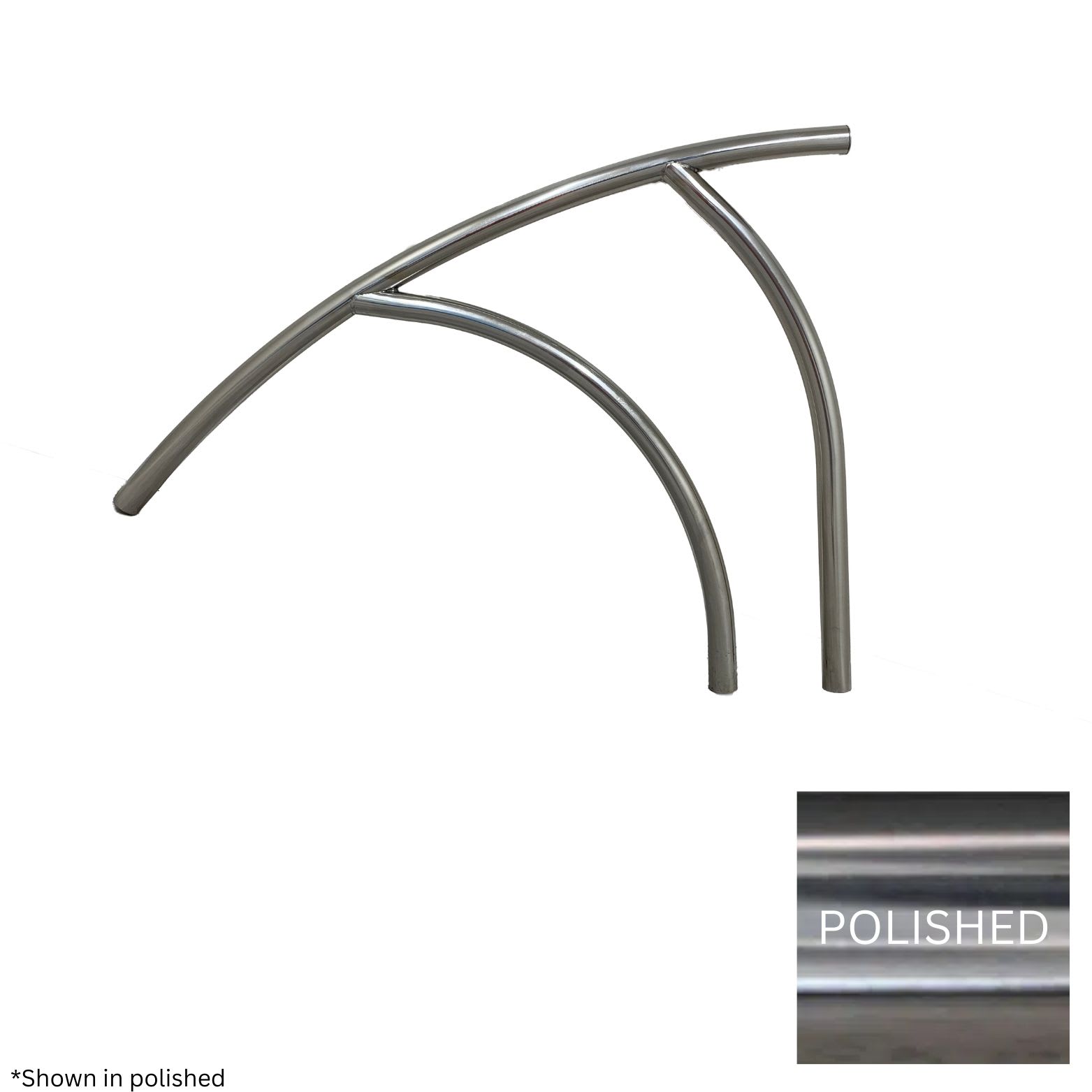 Global Modern Handrail .065 Polished Marine Grade | GPP-MR-HR-SS-M - product image