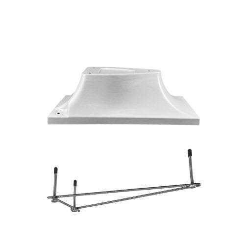 3 Bolt Base For 8' Board White W/ Jig - product image