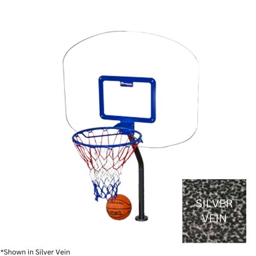 Gpp Heavy Duty Basketball Set Silver - product image