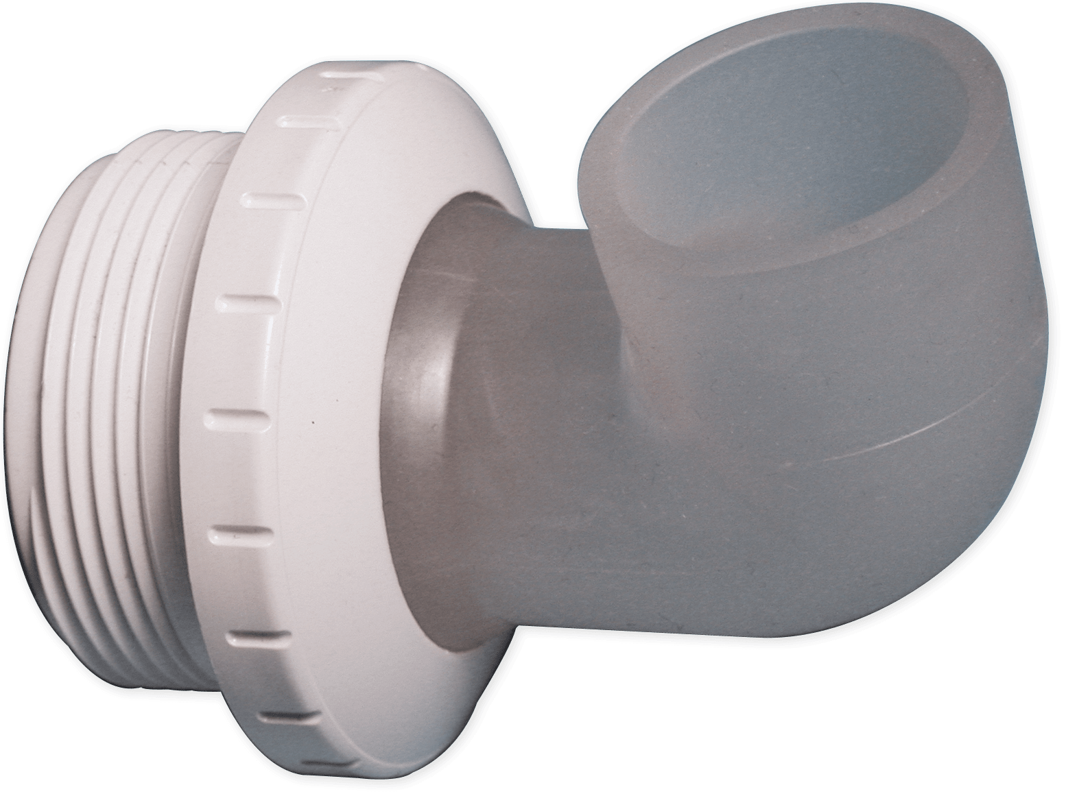 Waterway Eyeball Fitting 1"EYE 90O 1 1/2"MPT Assy W/B Eyeball Return 1IN 90 DEG White (Bagged) 400-1410FB | 400-1410FB - product image