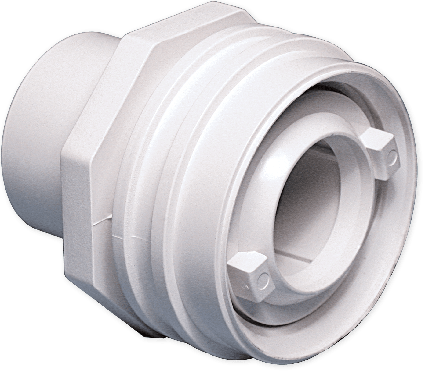 Waterway Flush Mount Return Wall Inlet, In-Ground, White, Socket, 1" x 1-1/2" | 400-9190