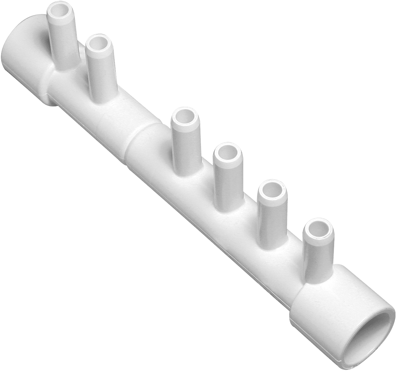 6 Barb Manifold 1/2"S x 1/2"S x 3/8" Barb | 672-4690