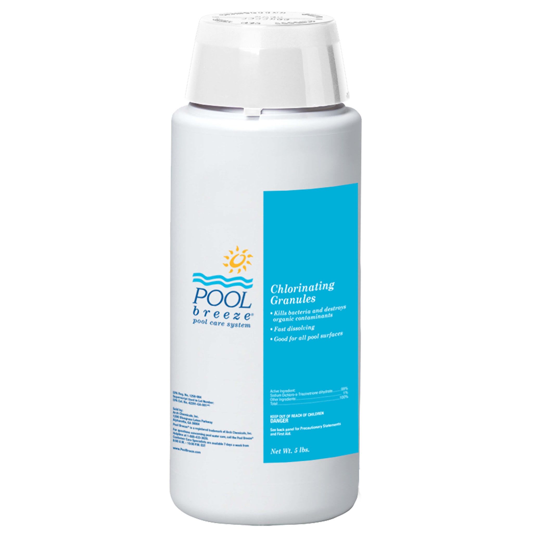 POOL BREEZE GRANULAR 68 CAL HYPO 6 X 5 LB HAZMAT 5 LB - product image
