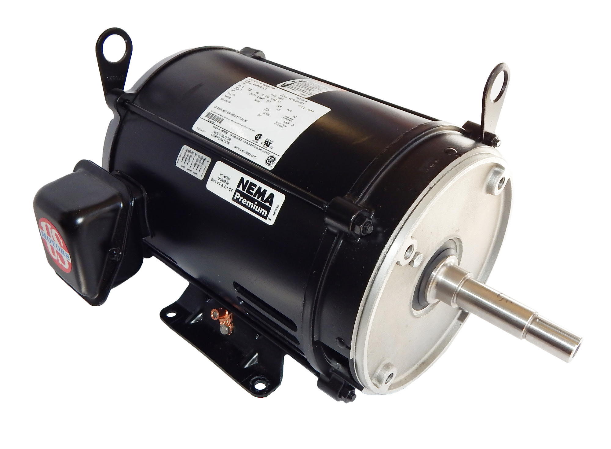 US Motors Pentair EQ Replacement Motor, 5HP 208-230/460V  
