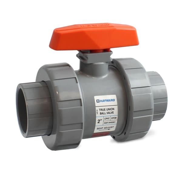 HAYWARD 2" PVC TB VLV SOC/THD EPDM - product image