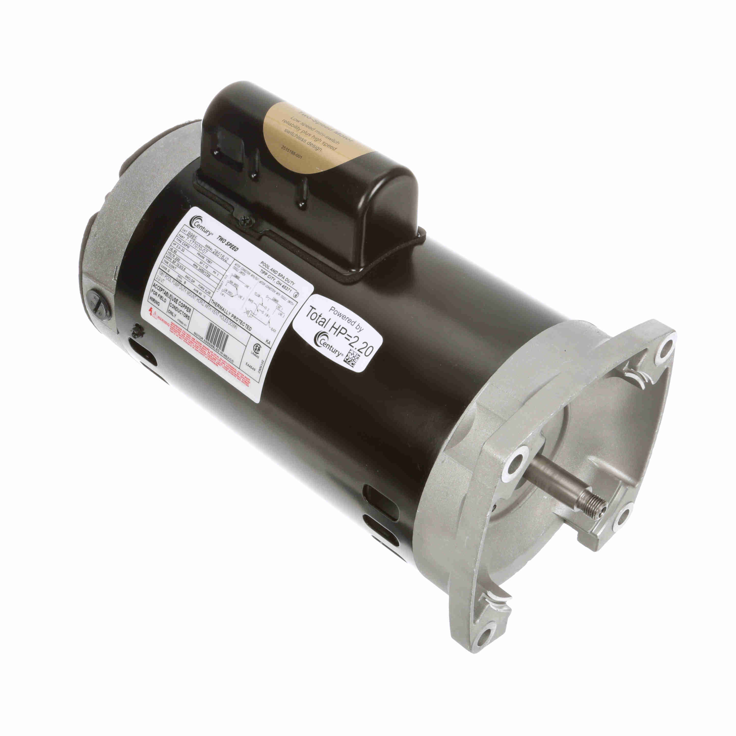 Century 2 Hp 2-Speed SQ Fl. 56Y (Big) B985 image 2