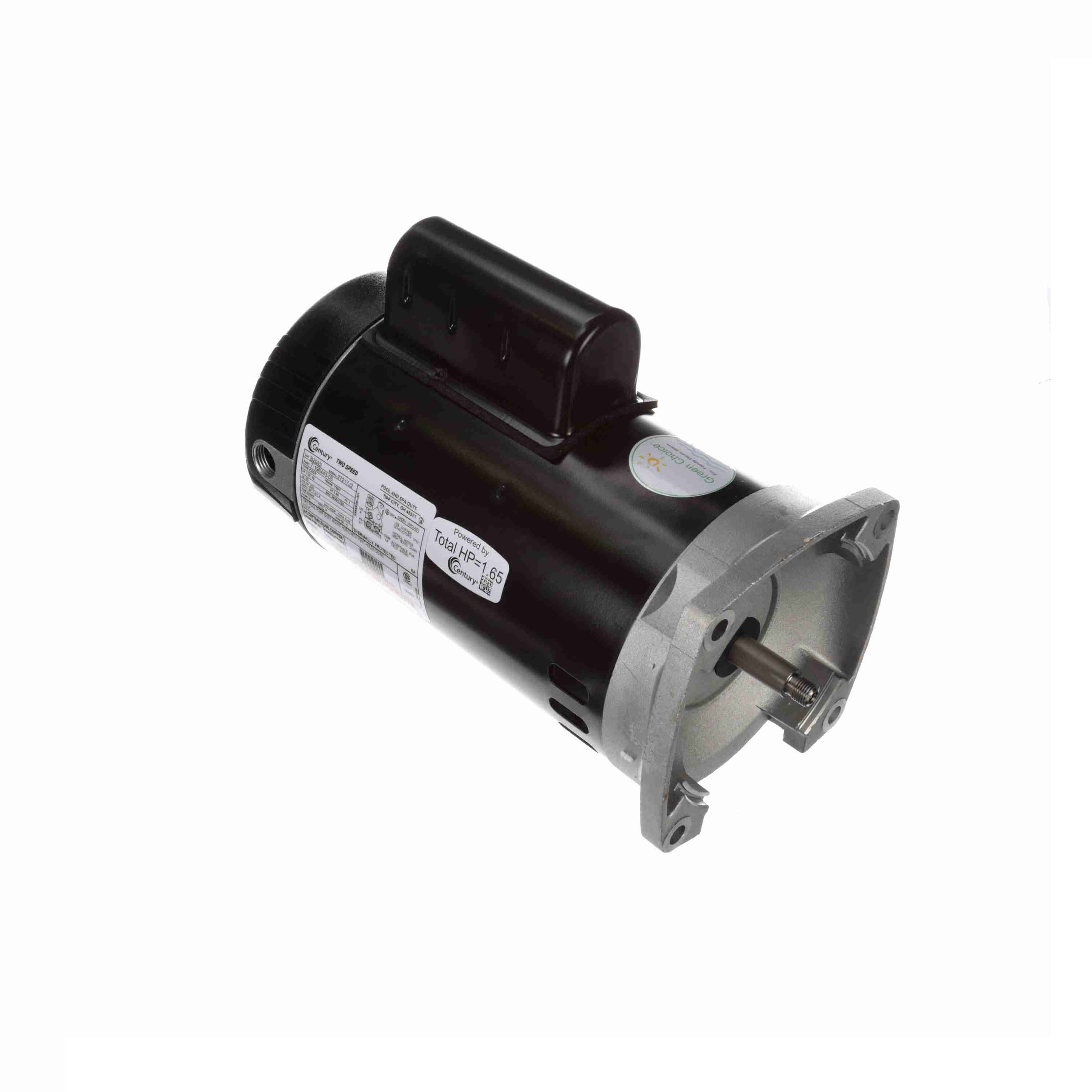 Century Pool Pump Motor 1HP 2-Speed 1 Phase 60Hz 230V 56Y Frame | B2982 image 2