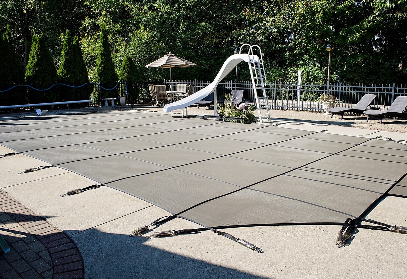 GLI 16X32 RECT 18X34 MESH SAFETY COVER TAN 5X5 image 2