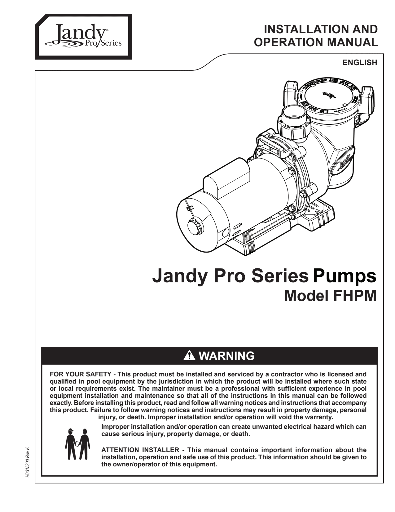 Jandy R0479601 Impeller & Screw w/O-Ring - 3/4HP | R0479601