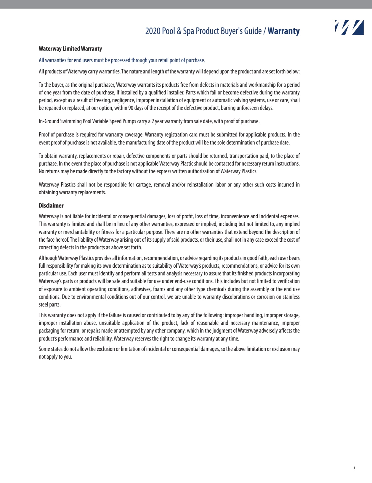 Waterway Renegade Skimmer Weir Door Assembly  