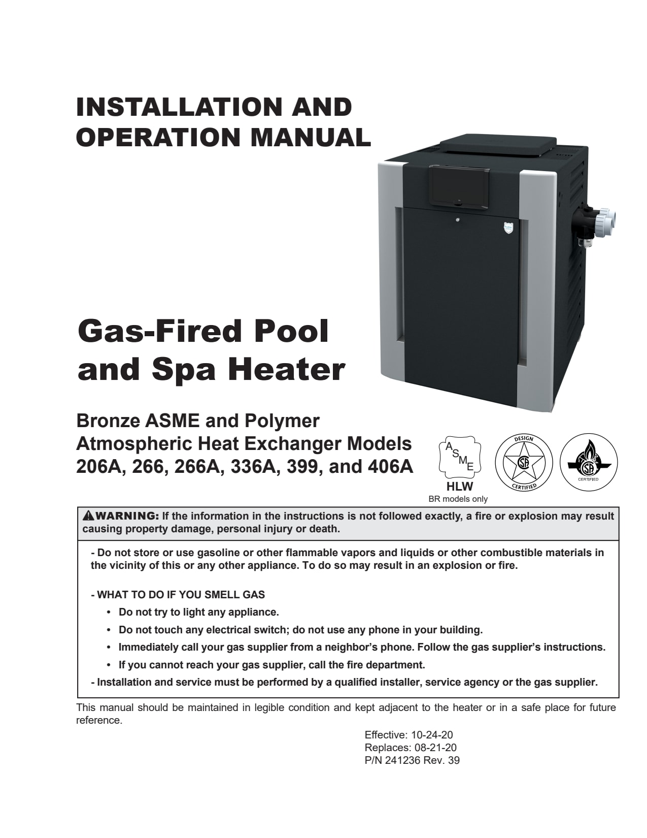 Raypak P-R404A-EN-N Low NOx Avia HD Natural Gas Heater, 399K BTU, Polymer Headers, NiTek Exchanger, 135 lbs, 3/4” NPT, 2” Buttress, Built-in Wi-Fi  