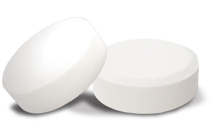 CCH Calcium Hypochlorite Tablets, 2-5/8" , HAZMAT- 50 LB - product image