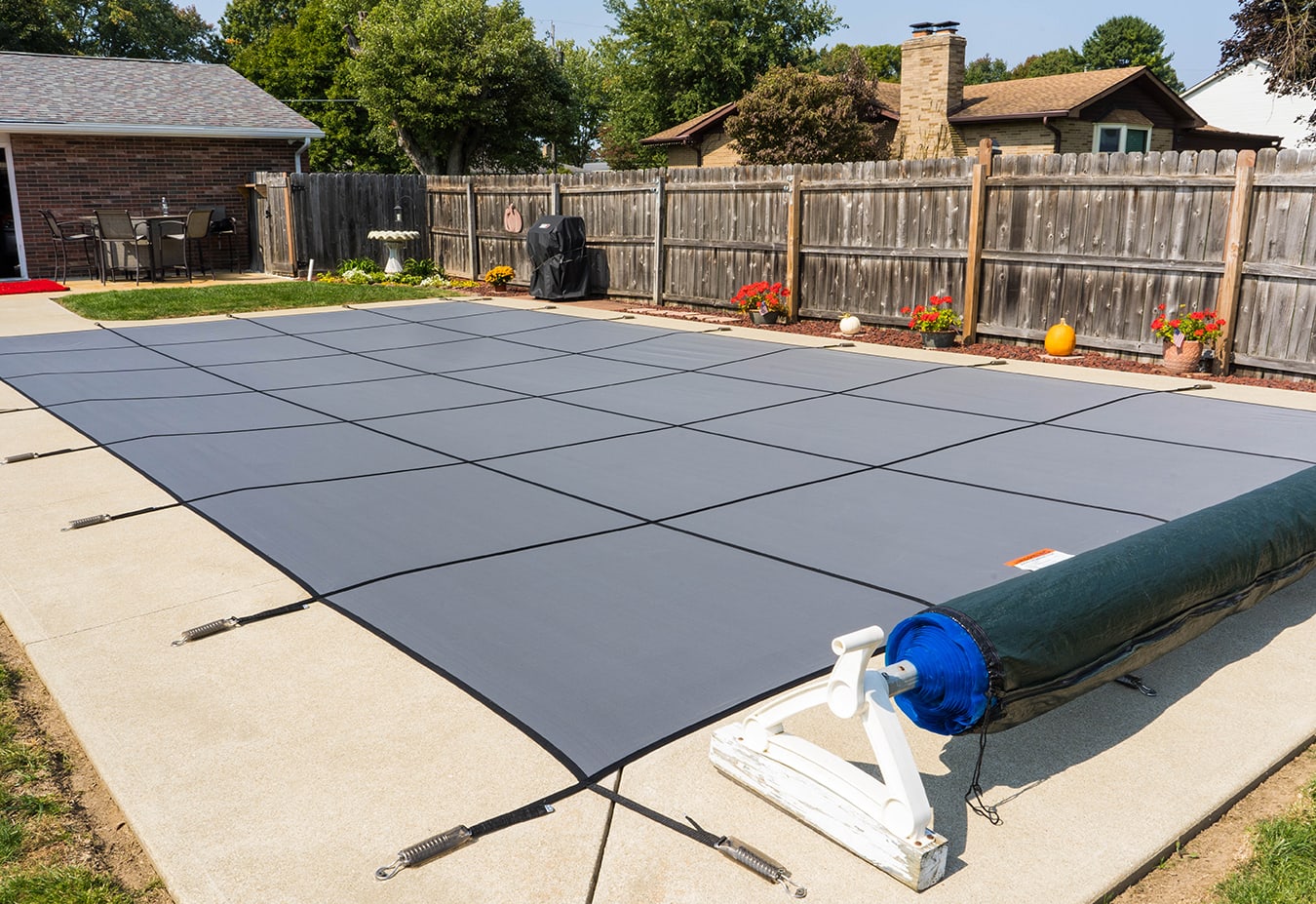 GLI 20X40 RECT 22X46 CES 4X8 GRAY PROMESH SAFETY COVER 5X5 image 2