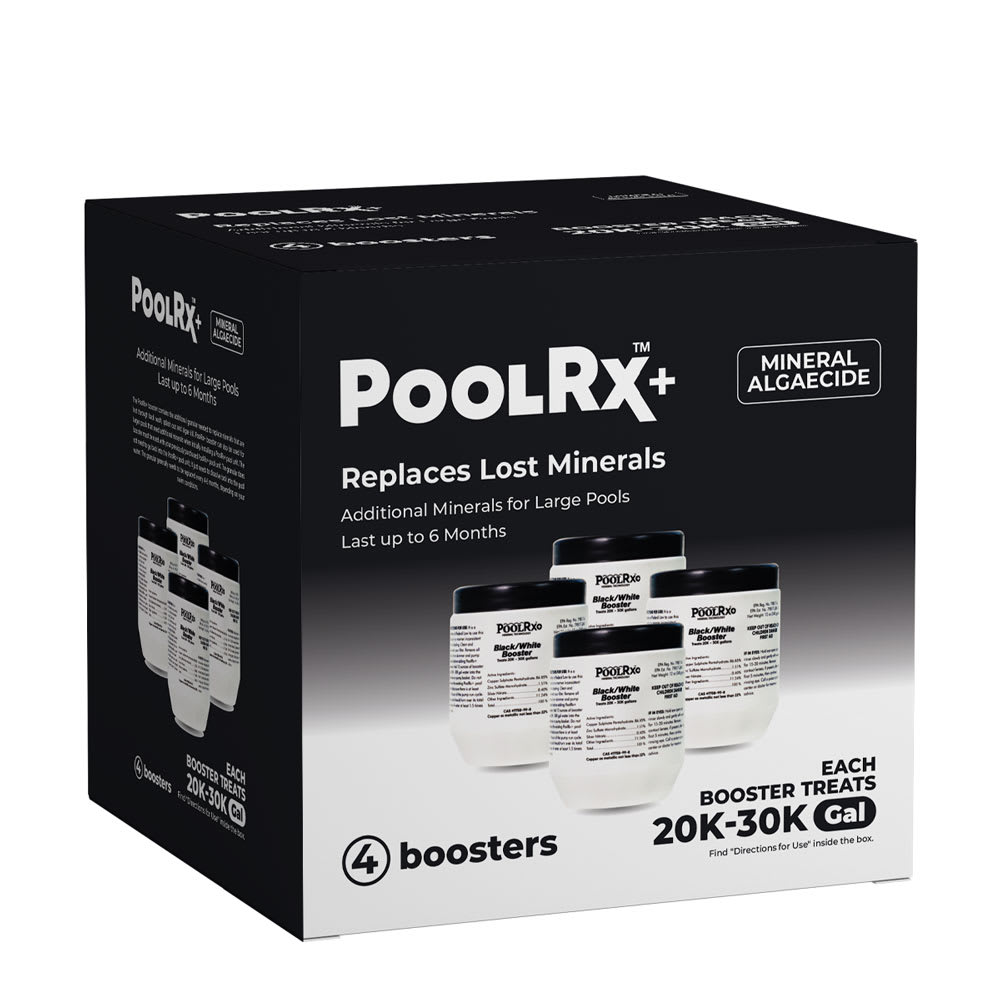 POOLRX+ BOOSTER BLACK; 20K-30K GALLONS 4 PACK - product image