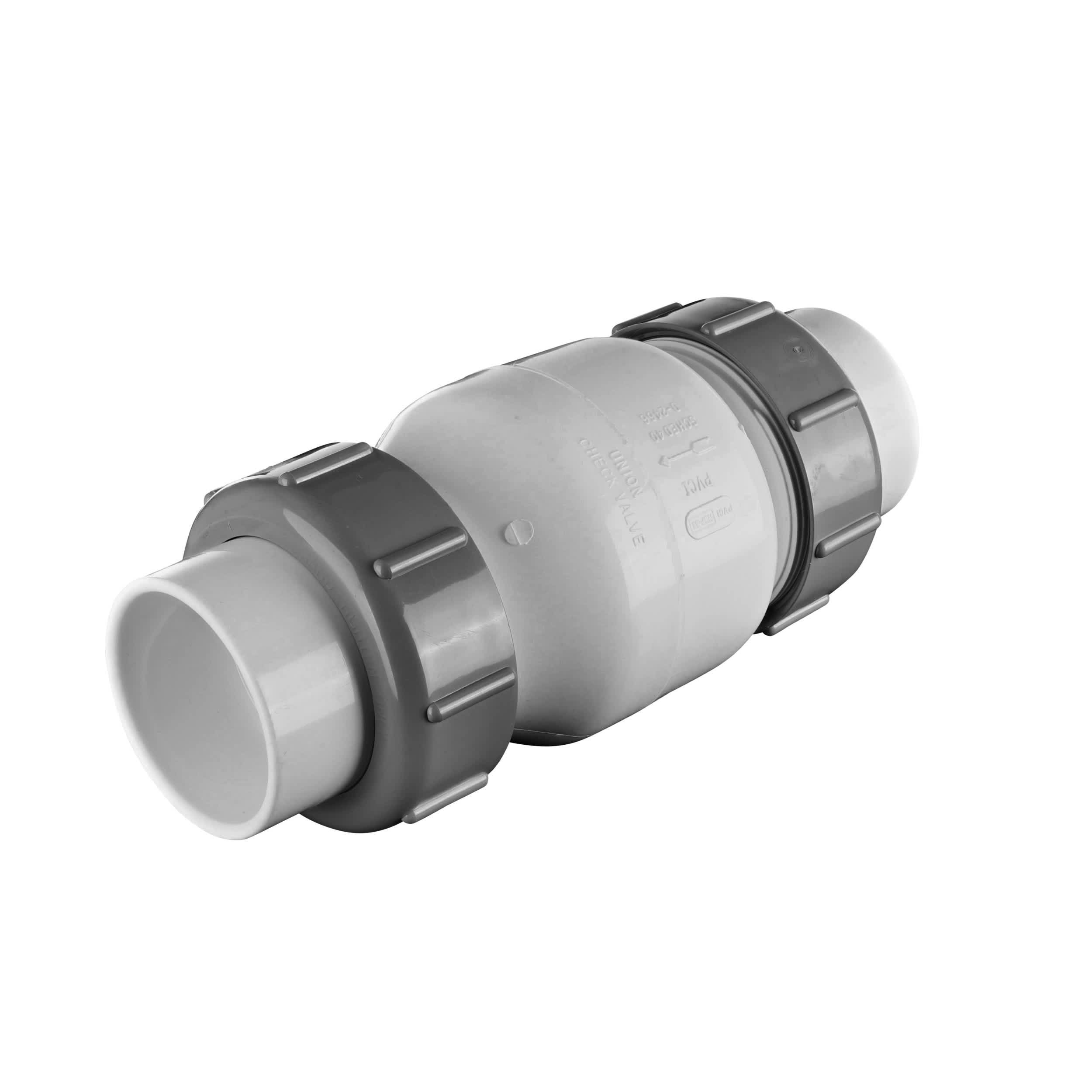 Flo Control 2" PVC Tu Spring Check Vlv. True Union - product image