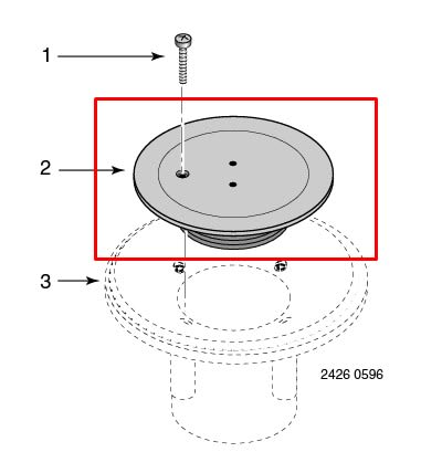 Pentair 08417-0005B Floor Inlet Plate - Gray | 08417-0005B image 2