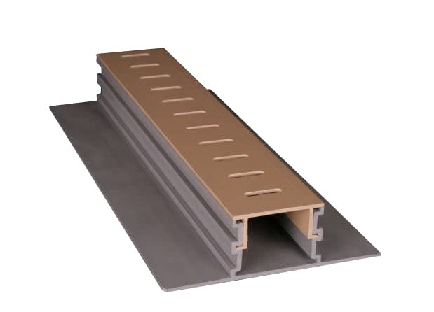 STEGMEIER ADJUSTABLE HEIGHT PAVER DRAIN TAN (10' LENGTH, 8/CTN) image 2