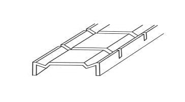 STEGMEIER RE-COVER CHANNEL DRAIN WHITE (10' LENGTH, 8/CTN) image 2