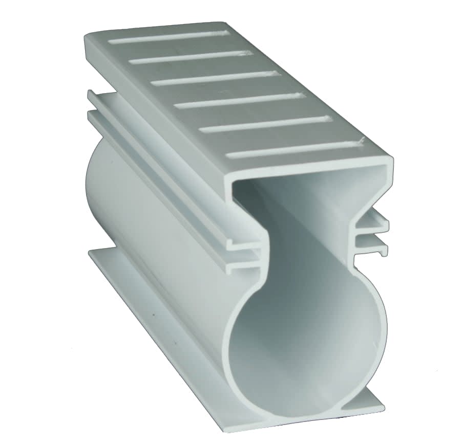 STEGMEIER SUPER DRAIN WHITE (10' LENGTH, 8/CTN) image 3