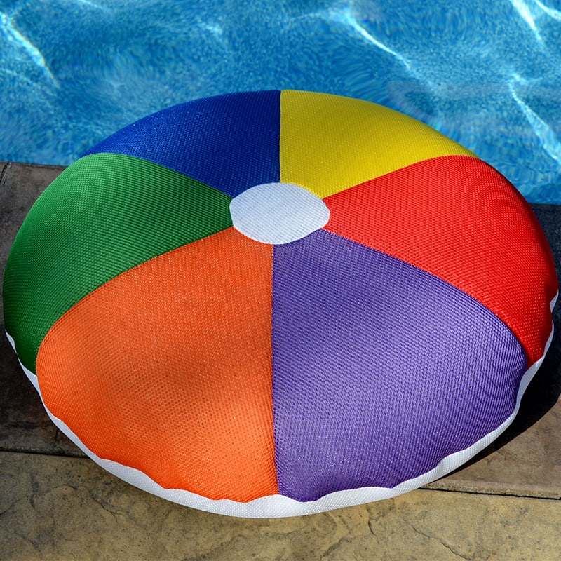 Main Access Seaside Rider Beach Ball 28  Round Floating Mattress - Multi-Colored - product image