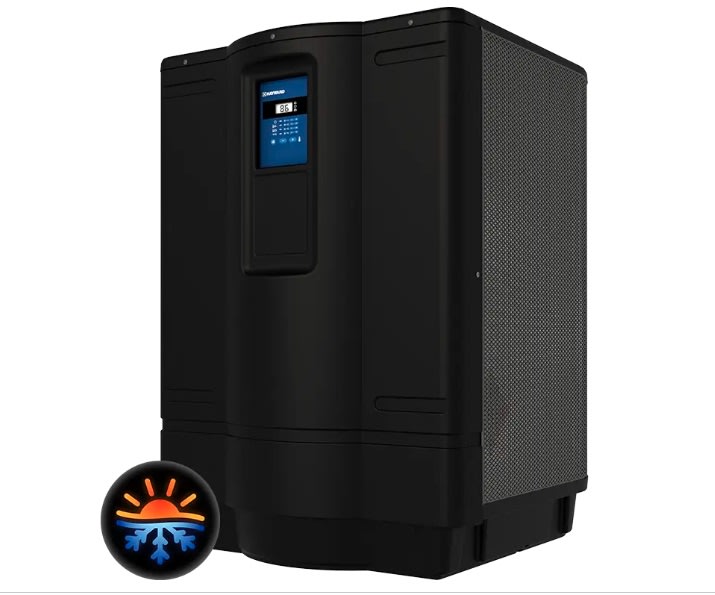 Hayward HeatPro Series Heat+Chill Pump, Cooling 82K BTU, Heating 135K BTU, 230 V, 60 Hz, Single Phase  