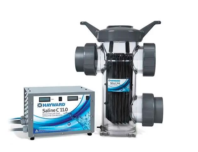 Hayward Saline C 11.0 Commercial Salt Chlorine Generator, 120 V, 50/60Hz, 10 Amp, Clear Plastic  
