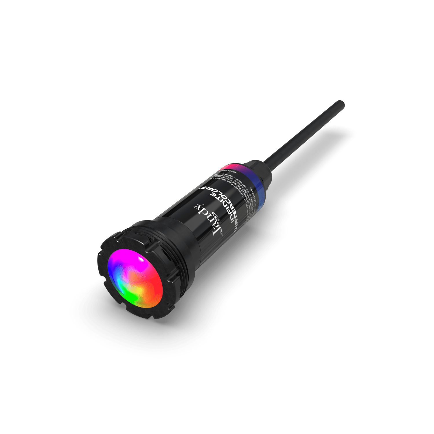 Jandy Infinite WaterColors NicheLess LED Lights, RGBW Infinite WaterColors, 14 V, 15 W, 200ft Cord, Optional Trim Rings 