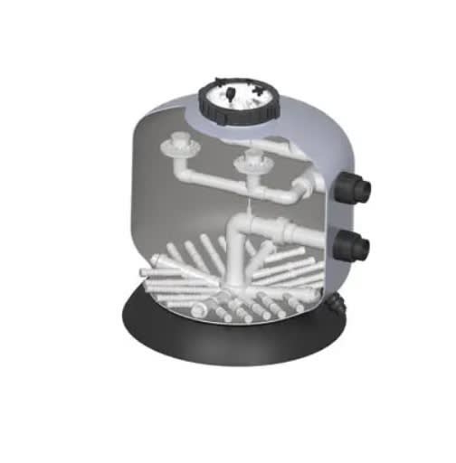 48" COMM SAND FILTER BOBBIN WND 3" UNION AND FLANGE image 2