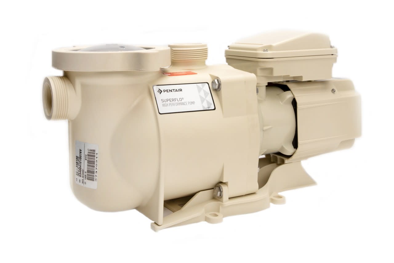 Pentair SuperFlo Single-Speed Residential Pool Pump 1.1 hp 115/230V | EC-348190 - product image