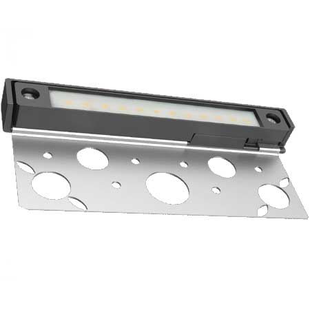 CORONA 7in LED RAIL LIGHT, 12V, WW, BRZ 2700K WARM WHITE W/ 10 FT. CORD, BRONZE, 110 LUMENS 2W