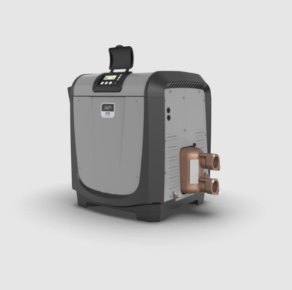JANDY JXIQ POOL HEATER, 400, ASME, NG NATURAL GAS, CUNI HX, BRONZE HEADER - (39.8" X 23.3" X 28.5") image 2