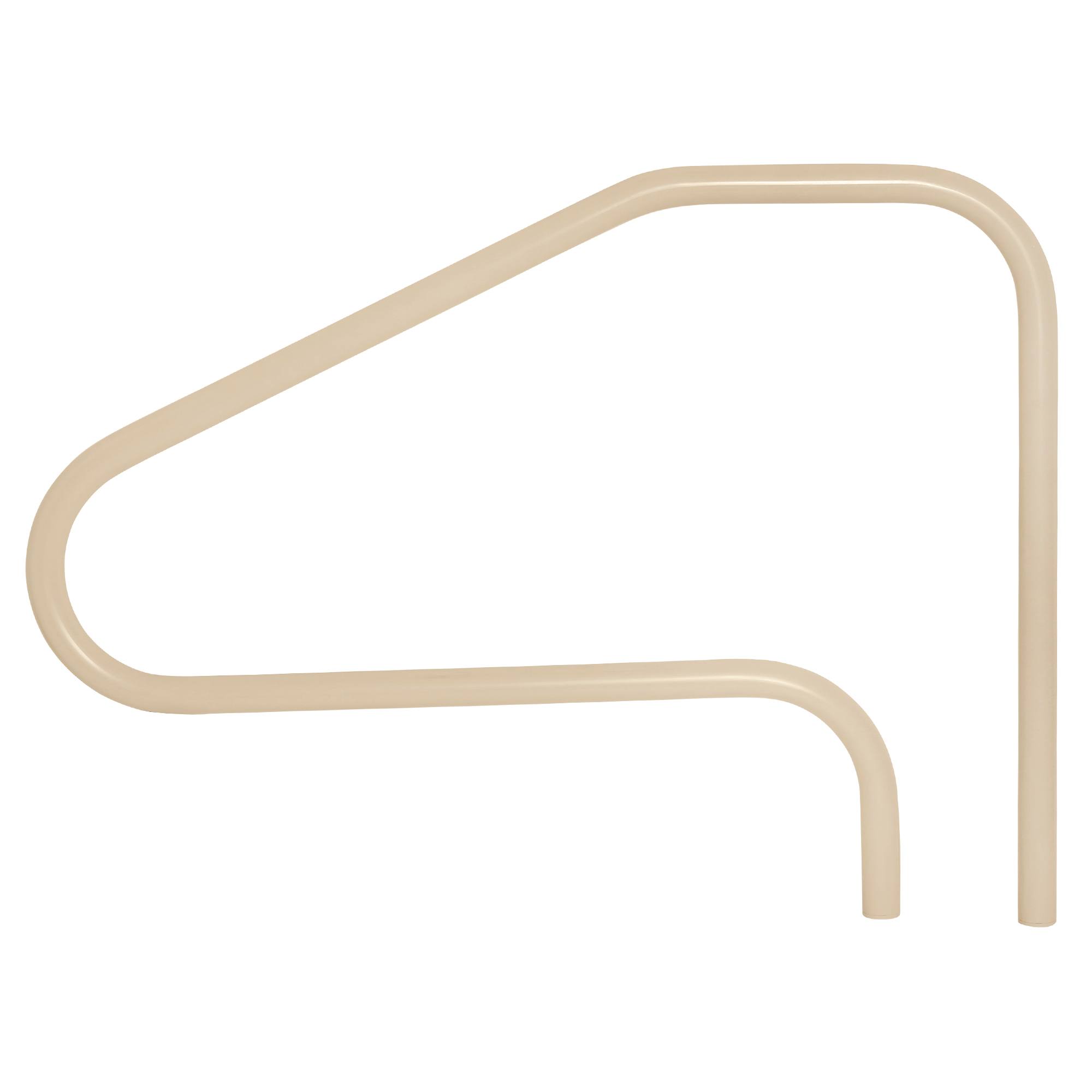 Saftron Handrail Beige Rtd L (Fig. 4) W/ Holes - product image