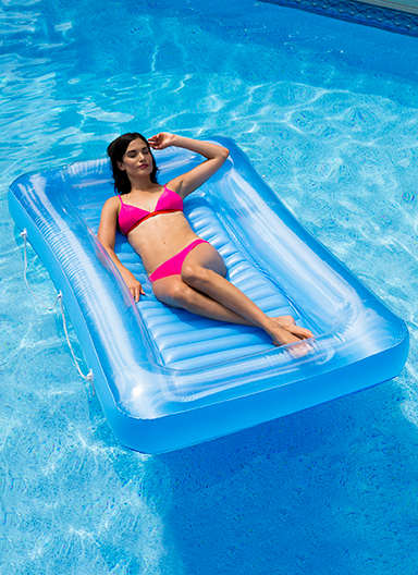 OCEAN BLUE SUNTAN OASIS TANNING BED WITH PILLOW 71" image 4