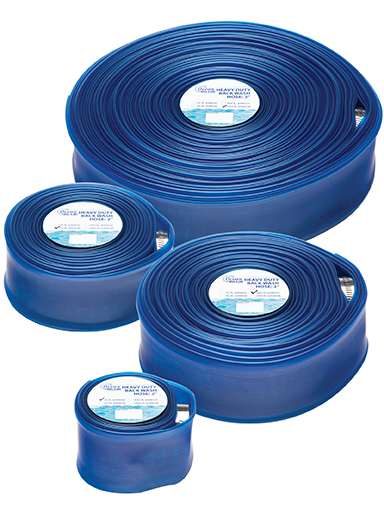 Backwash Hose 2in X 200ft Heavy Duty W/ Clamp  