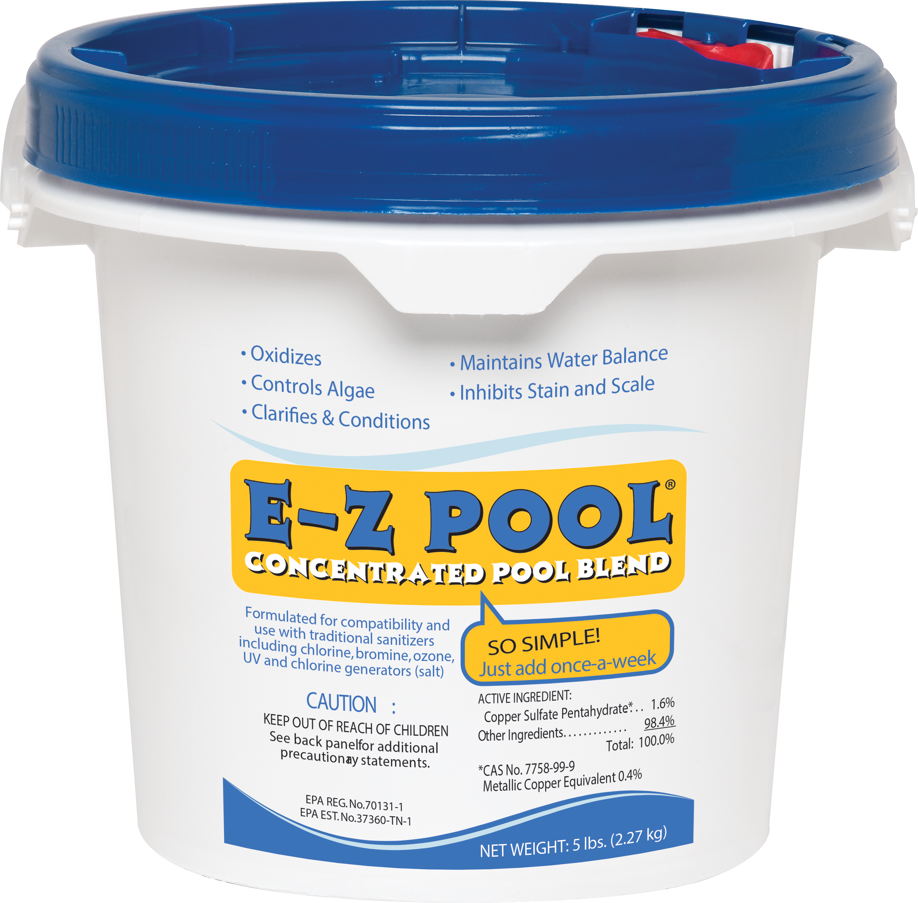 EZ Pool Concentrated Pool Blend All-In-One 5 lb - product image