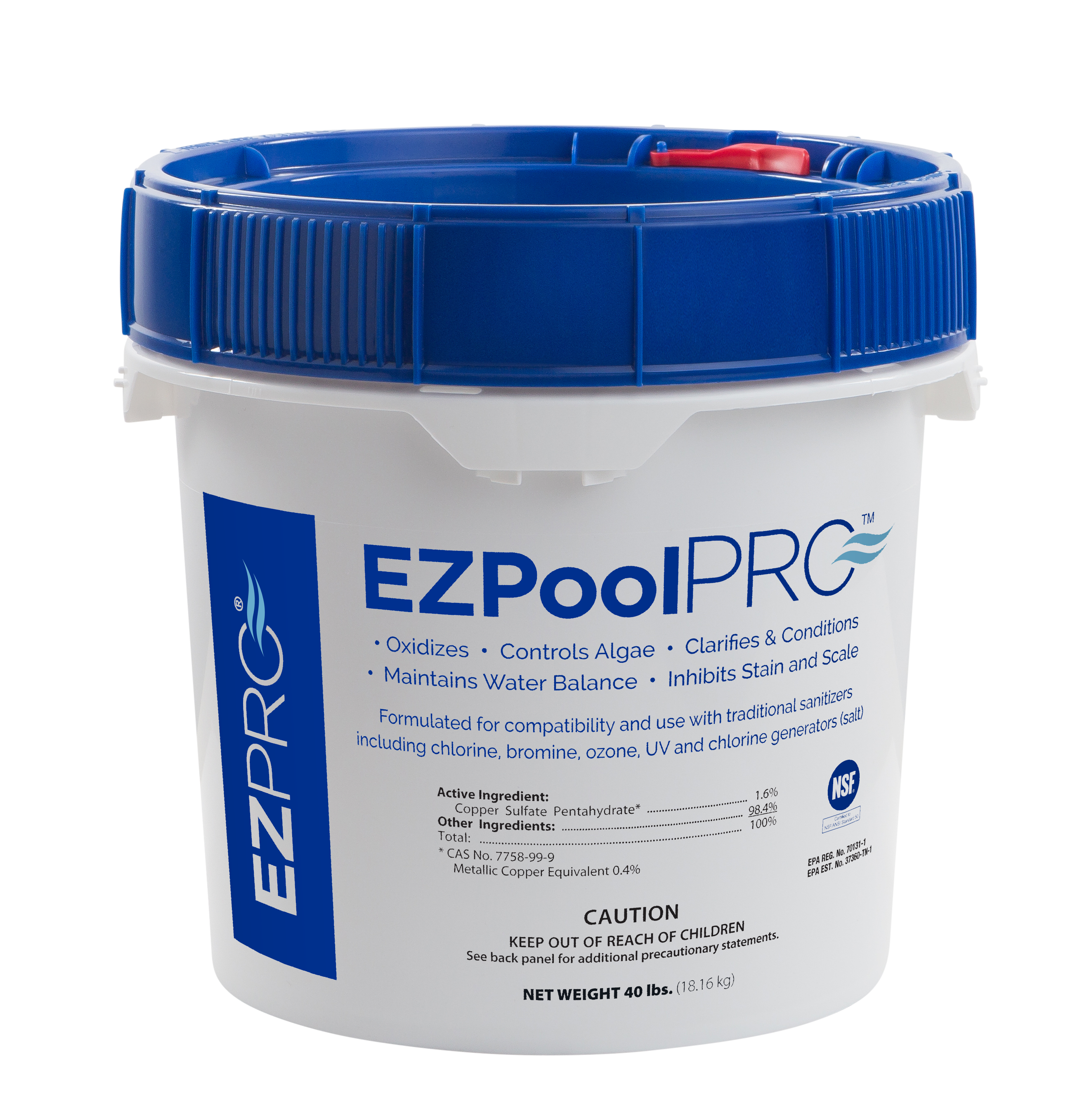 EZ Pool Pro Concentrated Pool Blend 40 lb - product image