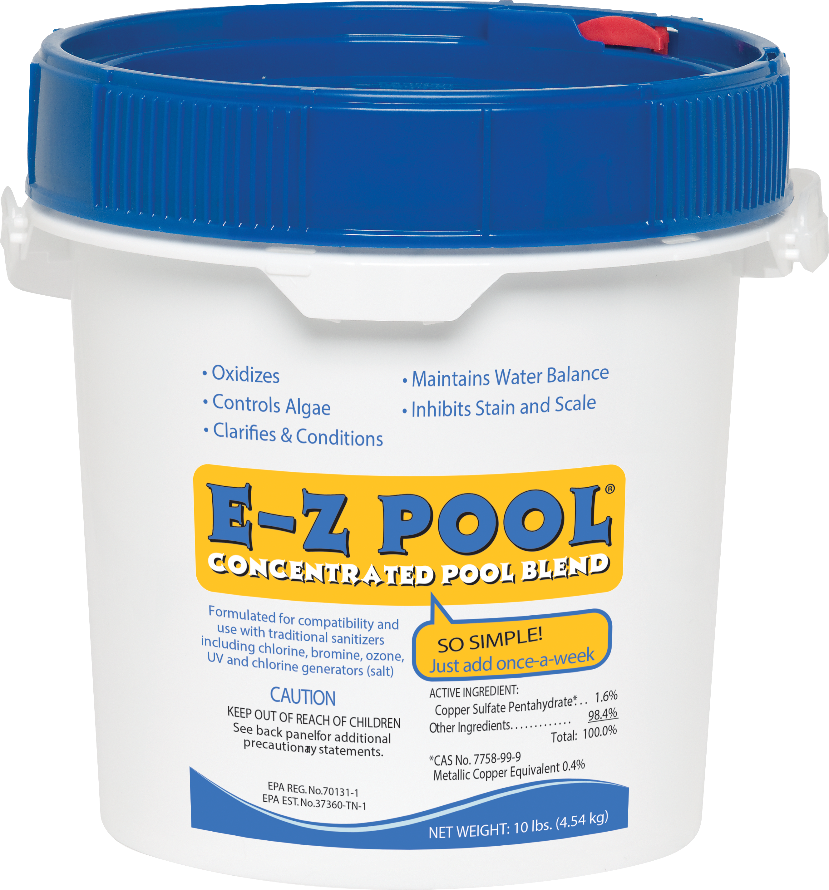 EZ Pool Concentrated Pool Blend All-In-One 10 lb - product image